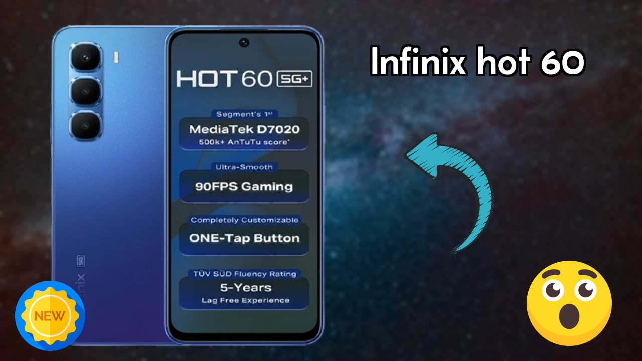 Infinix Hot 60 कैमरा क्वॉलिटी: 8 MP Front Camera सेल्फी