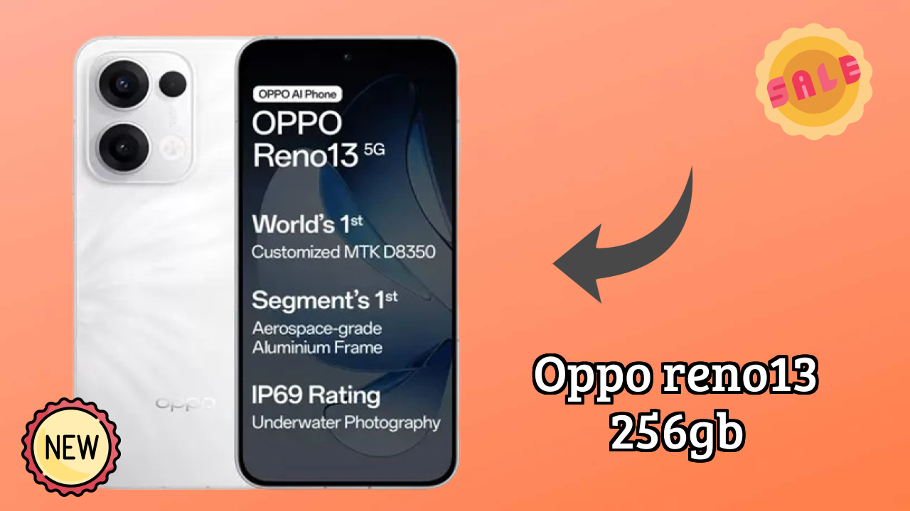 OPPO Reno13 256GB डिस्प्ले  डिस्कसन: 6.59 Inches (16.74 Cm) स्क्रीन