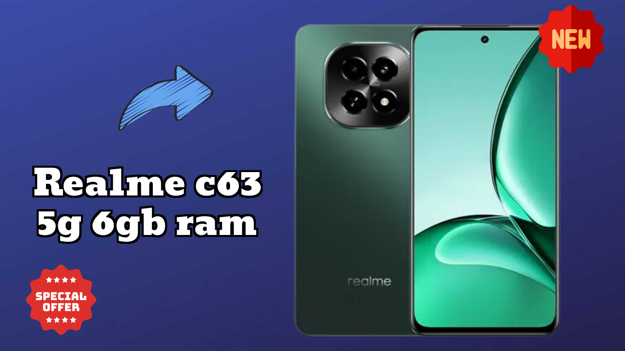 Realme C63 5G 6GB RAM डिस्प्ले साइज़: 6.67 Inches (16.94 Cm) स्क्रीन रिव्यु