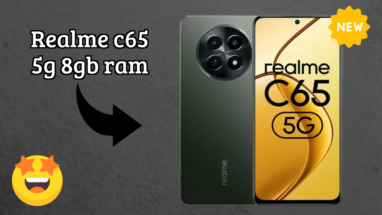 Realme C65 5G 8GB RAM गेमिंग बेंचमार्क 8 GB RAM शो के साथ
