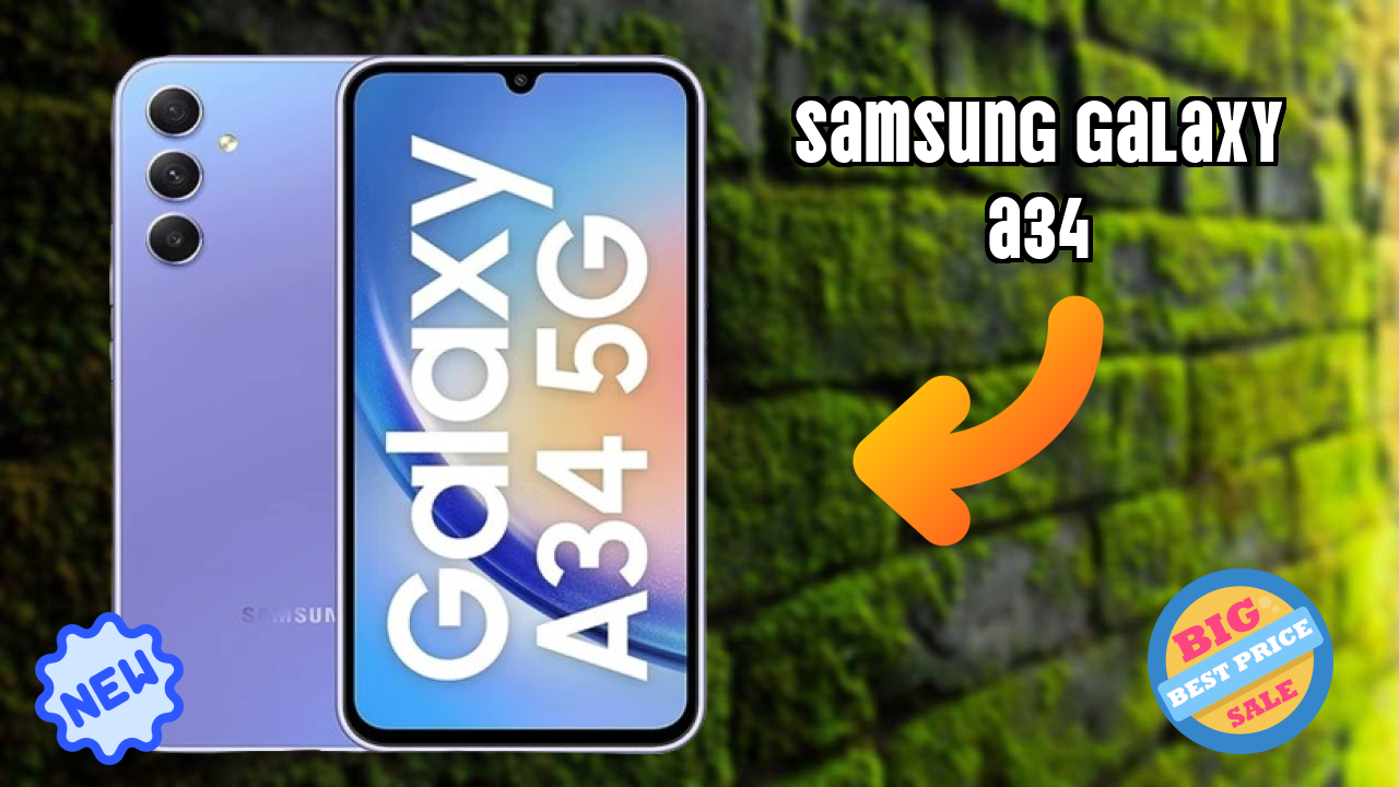 Samsung Galaxy A34 क़ीमत गिरावट: सिर्फ ₹20,799 में उपलब्ध